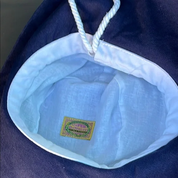 Scala Lanakai Navy Blue Adjustable Sun Hat - Picture 4 of 5